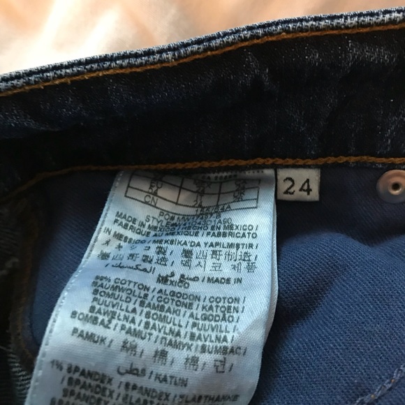 Guess High Waisted Jean Shorts 24 - Picture 4 of 4